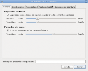 Configurar teclado Configurar teclado