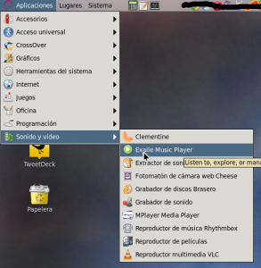 Ejecutando Exaile
