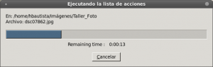 Procesando archivos con Phatch Procesando archivos con Phatch